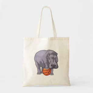 Tote Bag Joueur de basket-ball hippo