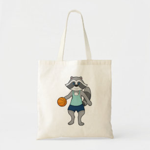 Tote Bag Joueur de basket-ball Racoon