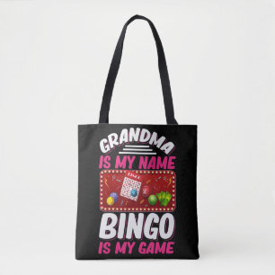 Tote Bag Joueur de Bingo Grand-mère Funny Bingo Grand-mère
