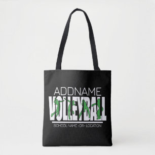 Tote Bag Joueur de l'équipe de volleyball AJOUTER LE NOM DE
