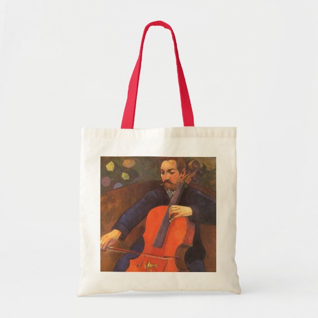 Tote Bag Joueur Schneklud Portrait par Paul Gauguin (Devant)