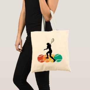 Tote Bag Joueuse de tennis, fille de tennis Anniversaire