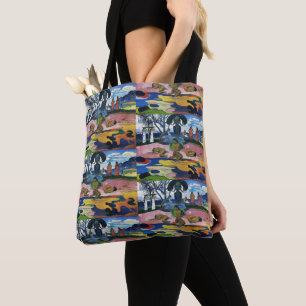Tote Bag Jour de Dieu de Gauguin Mahana no atua Impression