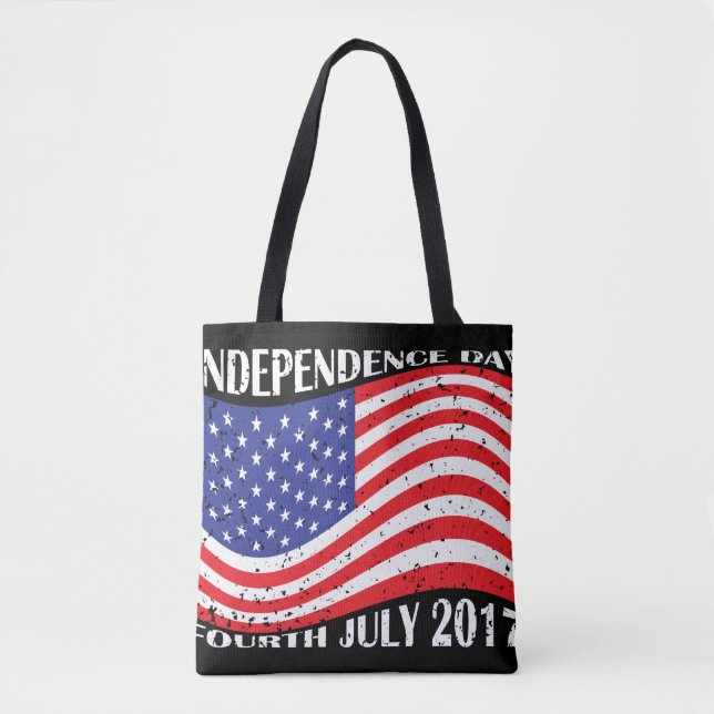 Tote Bag Jour de la Déclaration d'Indépendance et quatrième (Devant)