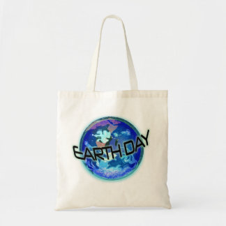 Tote Bag Jour de la terre dans les bleus