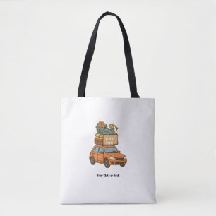 Tote Bag Jour de rentrée personnalisé pour l'université