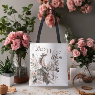 Tote Bag Jour des mères de maman du cheval