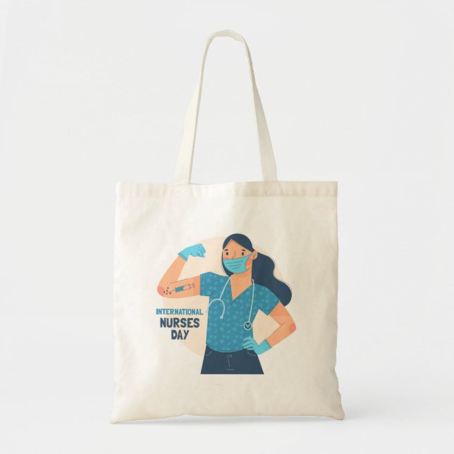 Tote Bag Journée internationale des infirmières | Les infir (Devant)