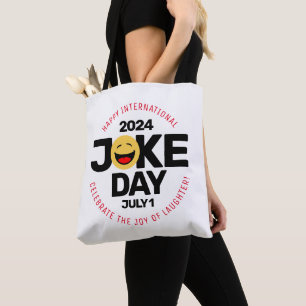 Tote Bag Journée internationale des plaisanteries face à ri