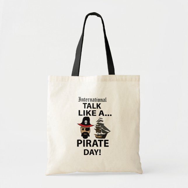 Tote Bag Journée internationale du pirate (Devant)