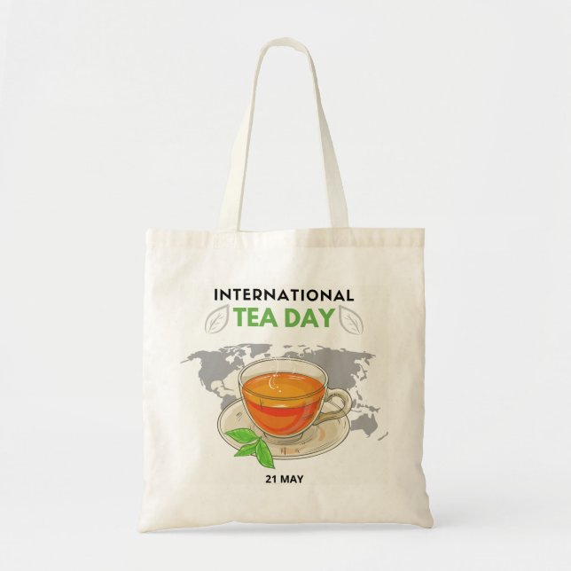 Tote Bag Journée internationale du thé (Devant)