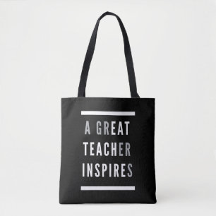 Tote Bag Journée mondiale des enseignants Manger Enseigner 
