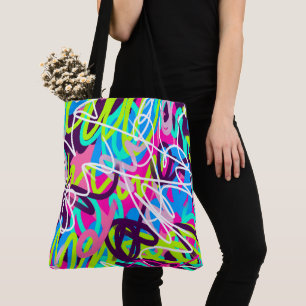 Tote Bag Joyeuses couleurs Moderne Abstrait