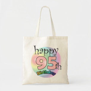 Tote Bag Joyeux 95ème anniversaire (roze)