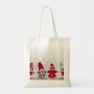 Tote Bag Joyeux ange de Noël personnalisé