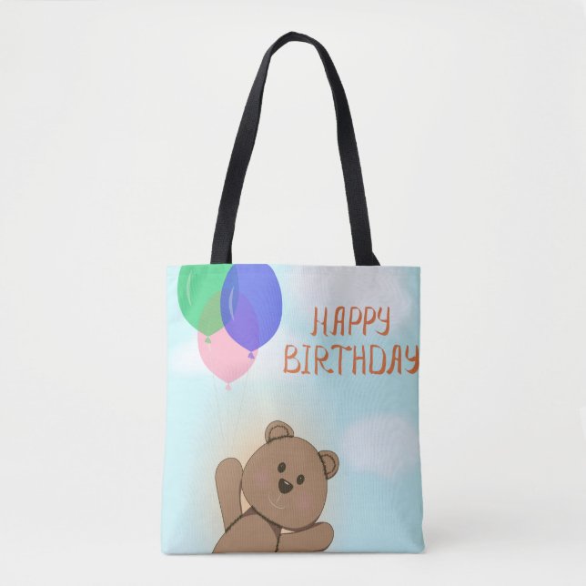 Tote Bag Joyeux anniversaire (Devant)