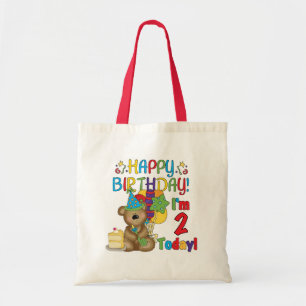 Tote Bag Joyeux anniversaire Teddy Bear 2e t-shirts et cade