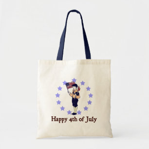 Tote Bag Joyeux Art Vintage 4 juillet