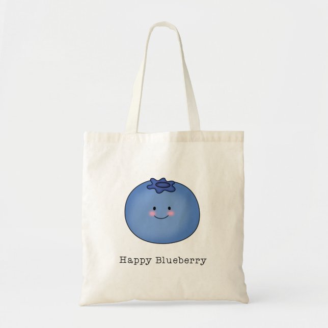 Tote Bag Joyeux bleuet (Devant)
