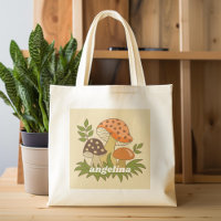 Joyeux champignons avec nom personnalisé