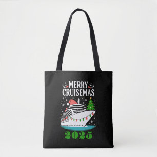 Tote Bag Joyeux Cruisemas Personnalisé Famille Bateau de Cr