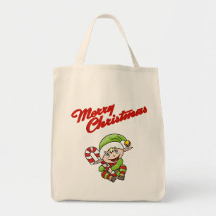 Tote Bag Joyeux elfes de Noël