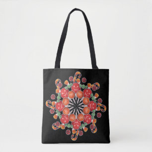 Tote Bag Joyeux Halloween   Trick Ou Treat Candy Collage