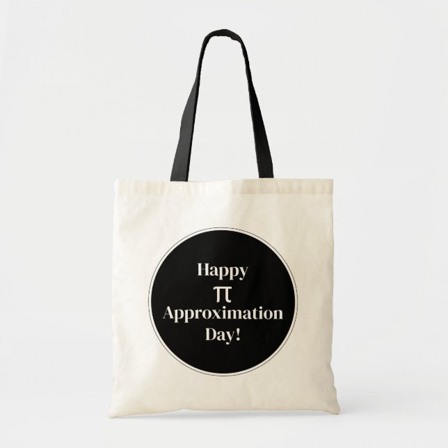Tote Bag Joyeux Jour d'Approximation Pi Juillet 22 Juillet  (Devant)