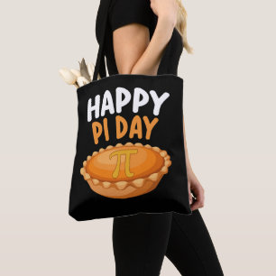 Tote Bag Joyeux jour de Pi tarte mathématiques Math arc-en-