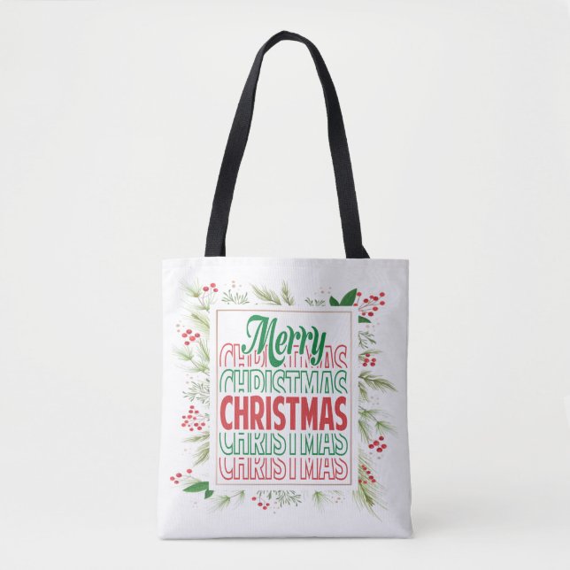 Tote Bag Joyeux Noël (Devant)
