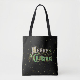 Tote Bag Joyeux Noël Bling Retro Typographie