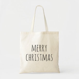 Tote Bag Joyeux Noël Magasin de vacances minimaliste