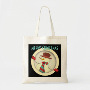 Tote Bag Joyeux Noël Snowman Fourre-tout