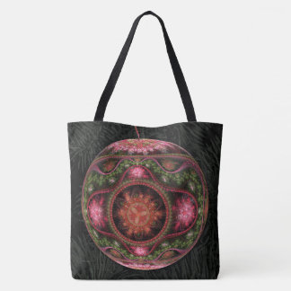 Tote Bag Joyeux ornement d'art fractal