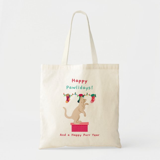 Tote Bag Joyeux Pawlidays (Devant)