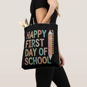 Tote Bag Joyeux premier jour d'école Retour à l'école