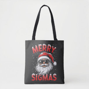 Tote Bag Joyeux Sigmas Funny Gen Alpha collège Noël