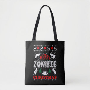Tote Bag Joyeux Zombie Noël laide Sweat