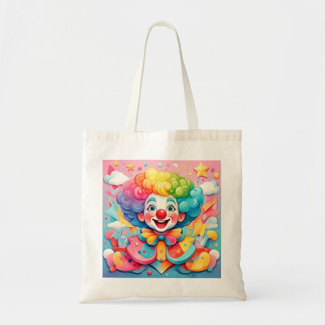 TOTE BAG " JOYFUL JESTER " (Devant)