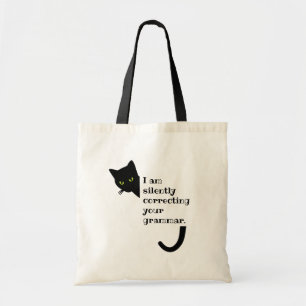 Tote Bag Jugement Le Chat Corrige Silencieusement Votre Gra