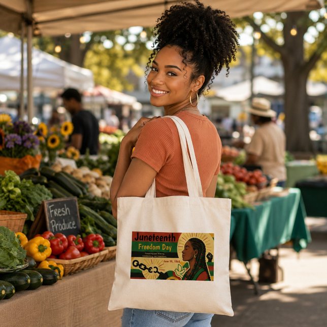 Tote Bag Juneteenth Art & Déclaration de Libération (Créateur téléchargé)