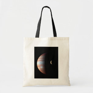 Tote Bag Jupiter Géant Gaz Planète & Io Galilée Lune
