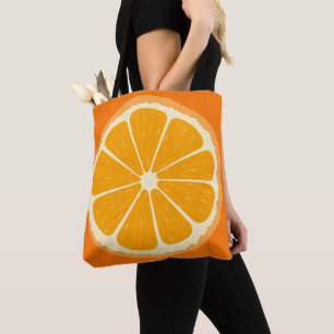 Tote Bag Jus de citron frais orange