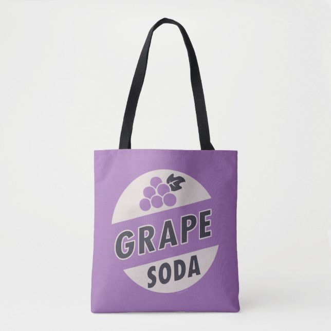 Tote Bag JUSQU' | Soda de raisin (Devant)