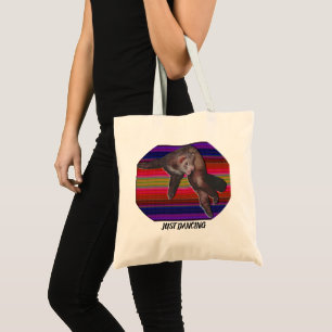 Tote Bag Juste Danser Ferret Grandes Colorées