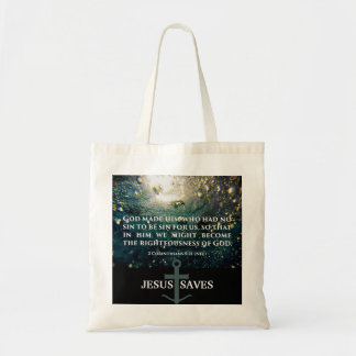 Tote Bag Juste de l'art d'écriture sainte de 5h21 de