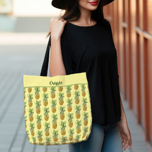 Tote Bag Juste des ananas