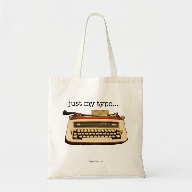 Tote Bag "juste mon type… " (Devant)