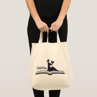 Tote Bag Juste un autre chapitre livre ouvert - Lecture fém