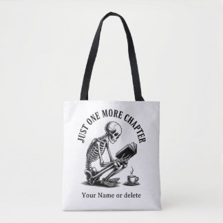 Tote Bag Juste un chapitre de plus - Livre Lover Halloween